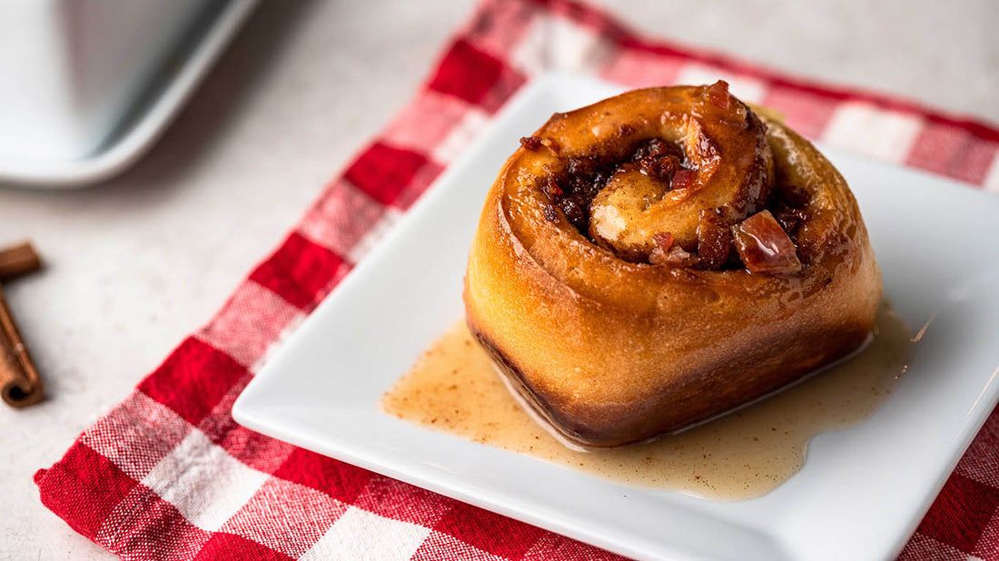 Maple Bacon Cinnamon Rolls