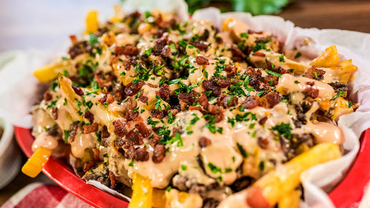 Bacon Cheddar Animal Style Fries