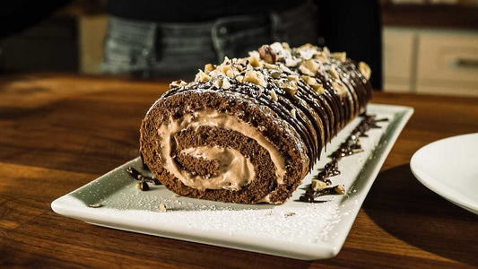 Chocolate Hazelnut Roulade