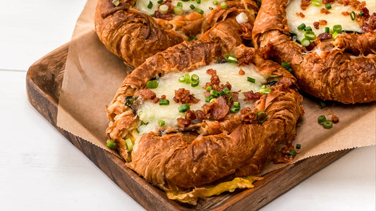 Croissant Breakfast Boats