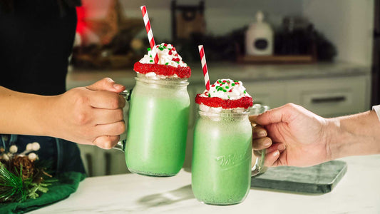 Mint Chocolate Chip Grinch Milkshake