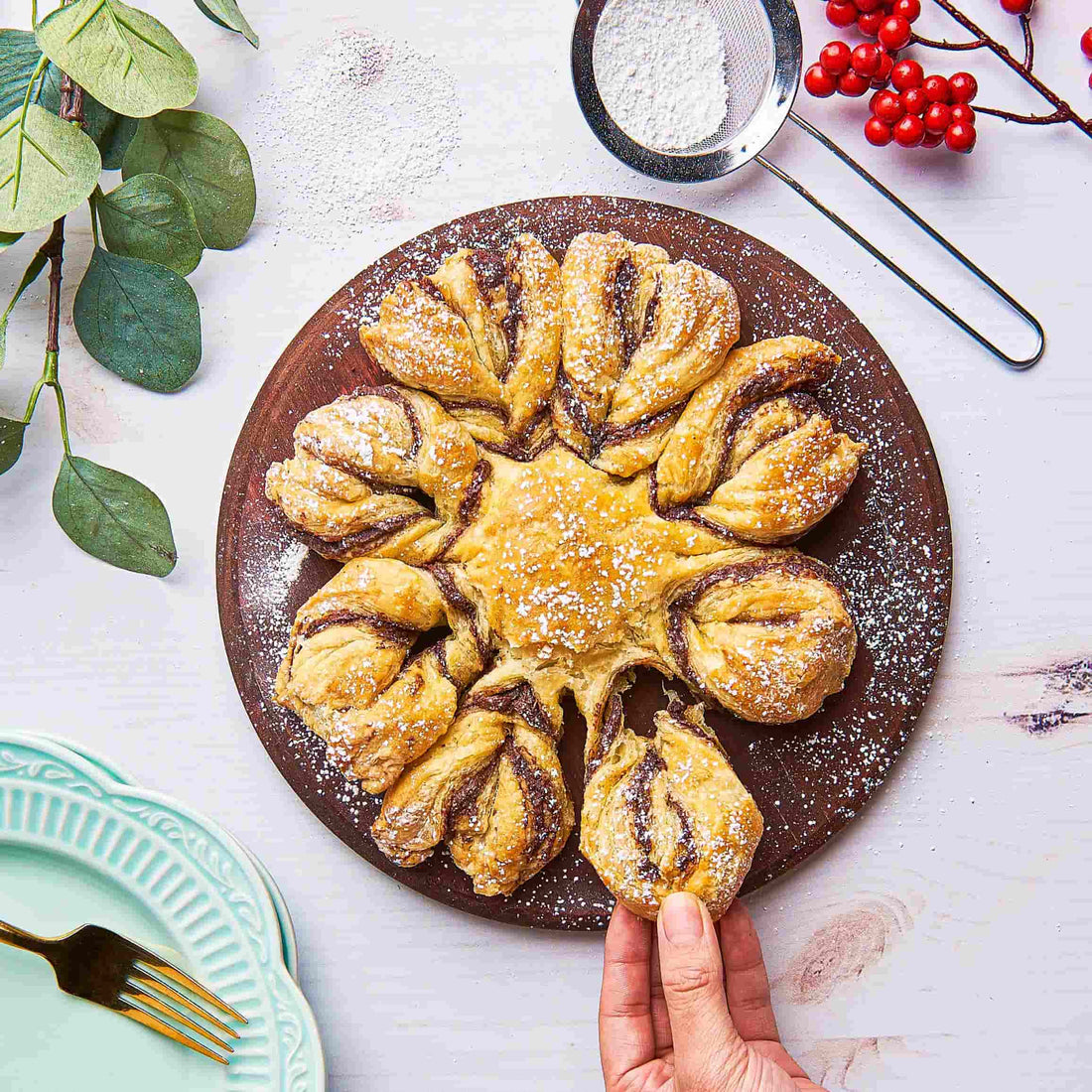 Star Pull Apart Pastry