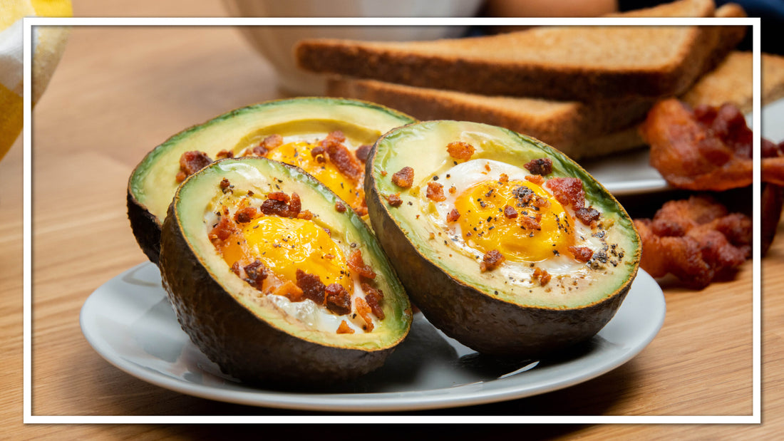 Bacon Avocado Egg Bake