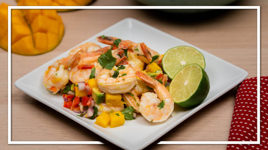 Cilantro Lime Shrimp with Mango Salsa
