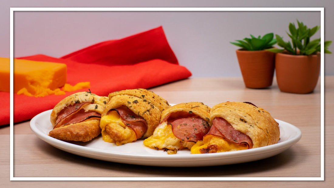 Ham and Cheddar Roll-Ups