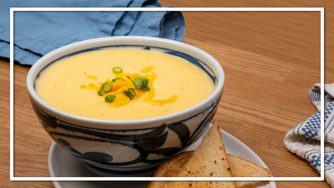 Leftover Mashed Potato Cheesy Soup