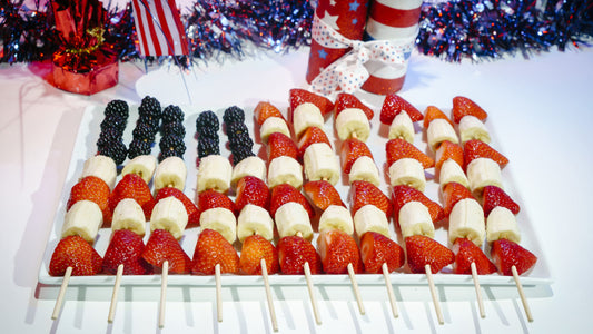 American Flag Fruit Platter