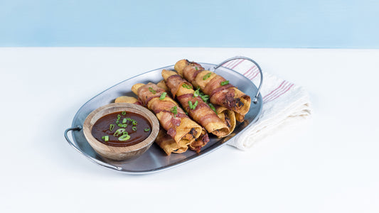 BBQ Pork Mac & Cheese Taquitos