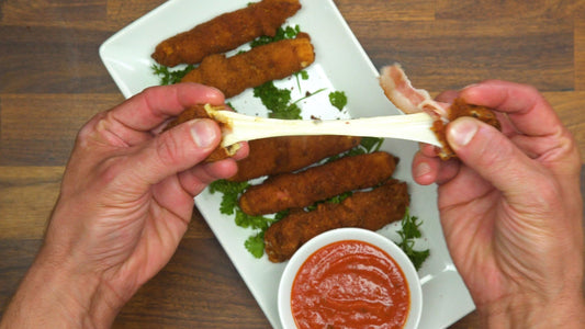 Bacon-Wrapped Pepper Jack Bites