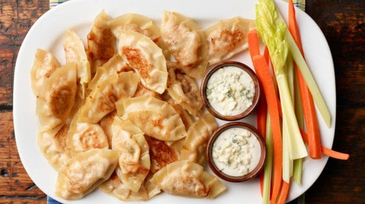Superbowl Snack: Buffalo Chicken Dumplings