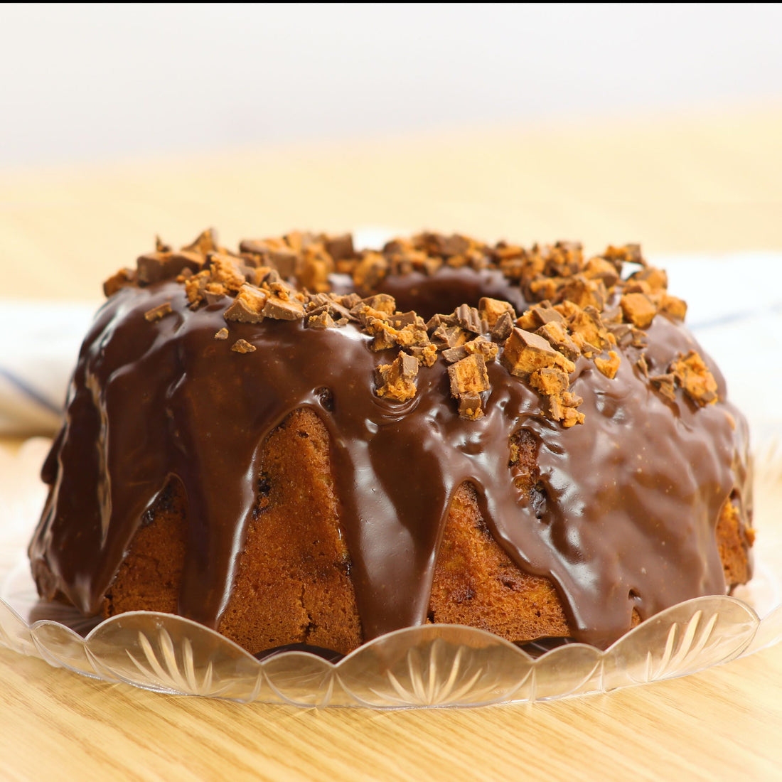 Butterfinger Bundt Cake