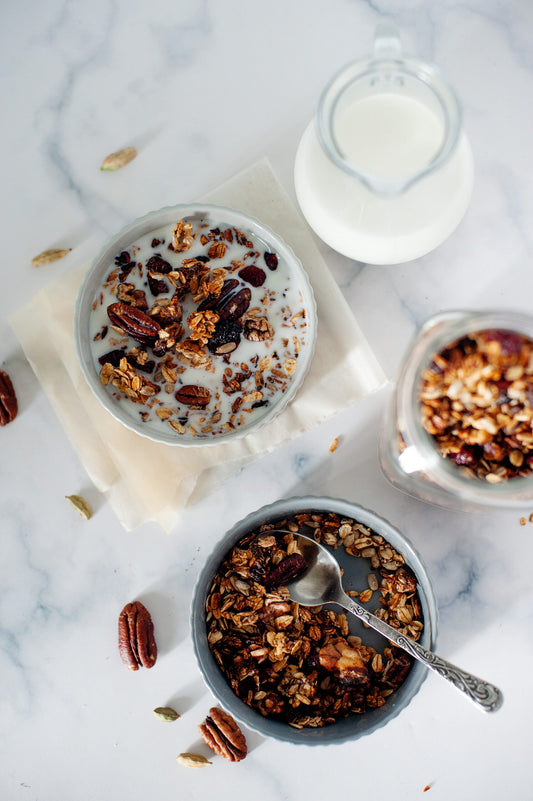 Cardamom Maple Pecan Granola Recipe