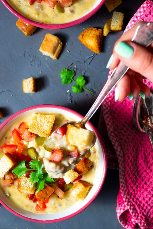 Cheeseburger Cream-soup