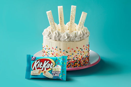Hold your breath! Birthday Cake Kit Kats with actual Rainbow Sprinkles are Coming!