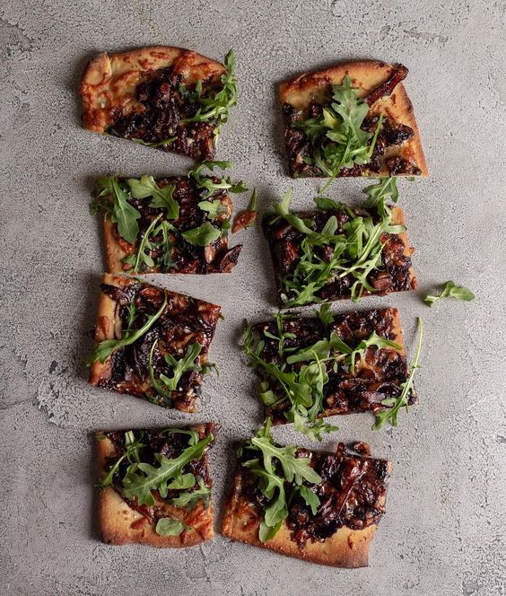 Caramelized Onion & Mushroom Flatbread