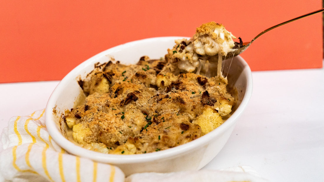 Cheesy Cauliflower Gratin