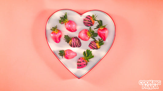 Pink Chocolate Covered Strawberries