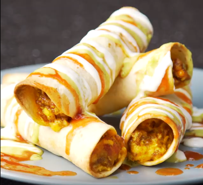 Chorizo-And Bacon-Breakfast-Taquitos