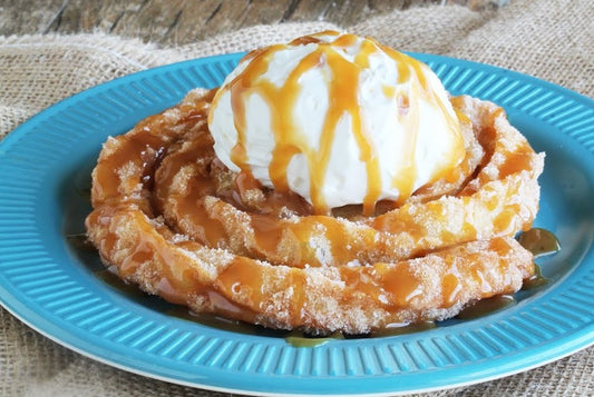 Churro Funnel Cake