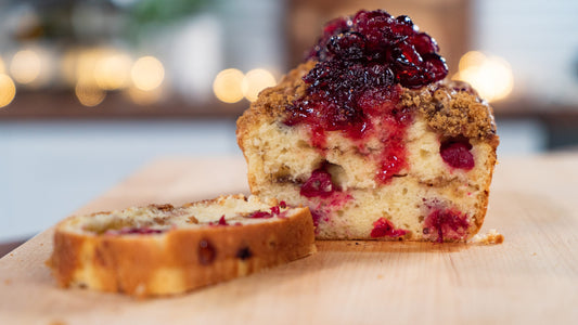 Cinnamon Cranberry Loaf Cake