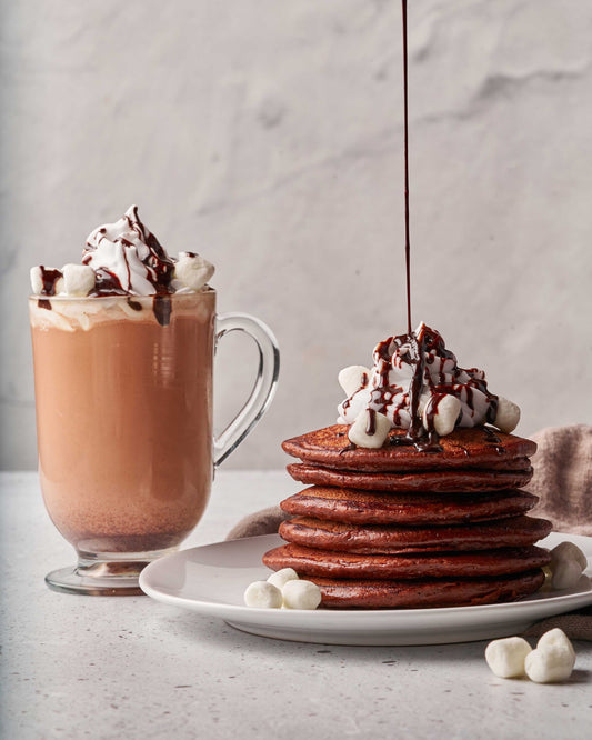 Hot Chocolate Pancakes