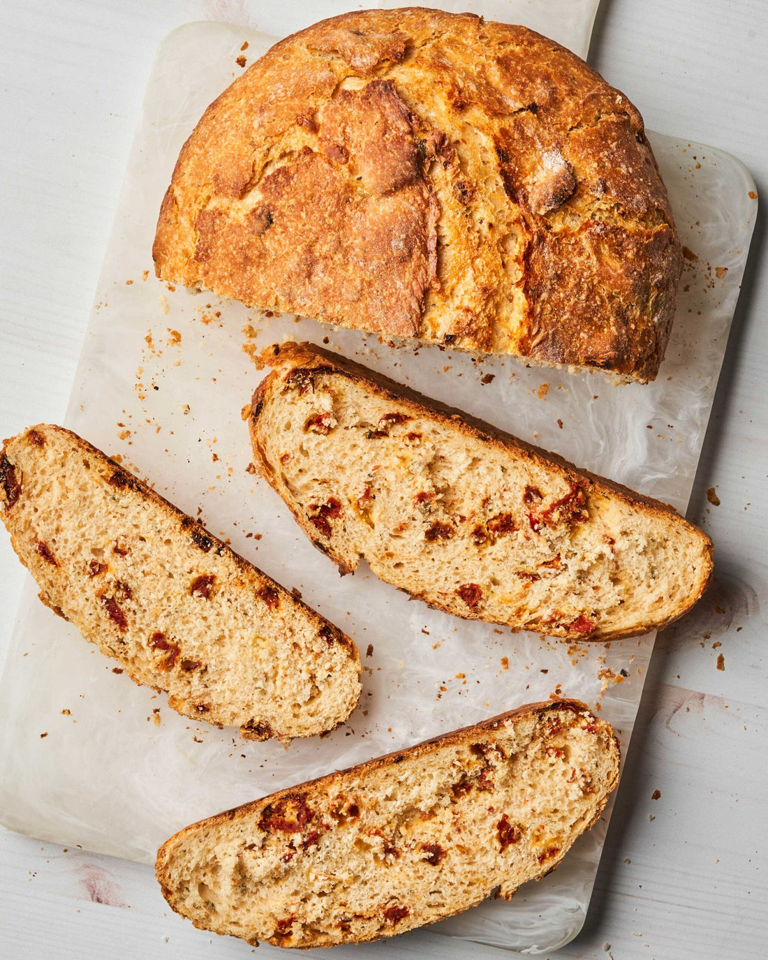Crusty Sundried Tomato Basil Bread