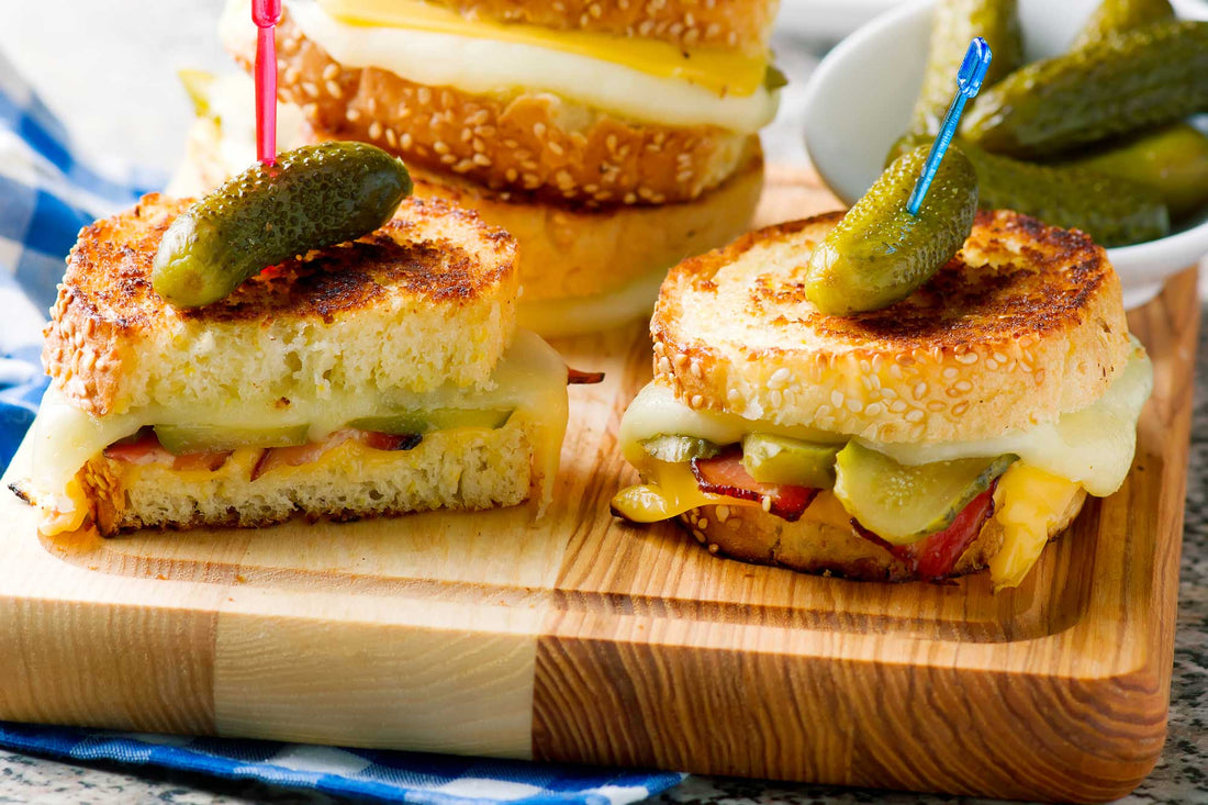 Dill Pickle Bacon Grilled Cheese