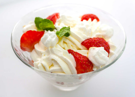 Mascarpone Mousse With Roasted Strawberries