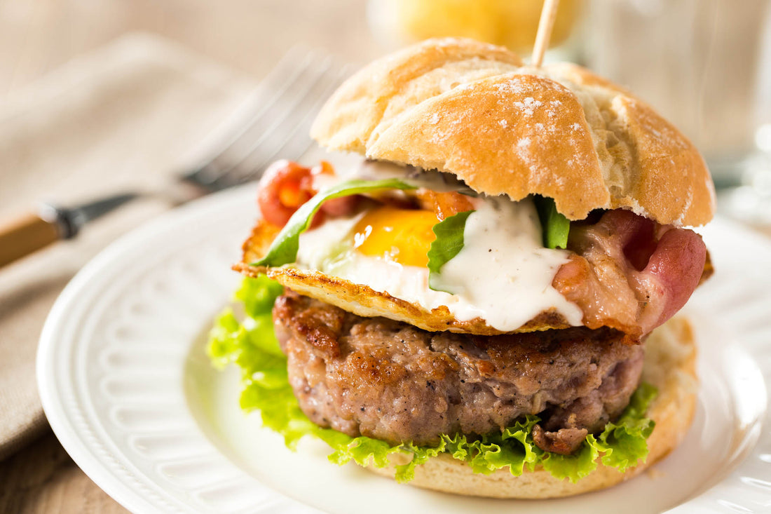 Egg-Stuffed Hamburger
