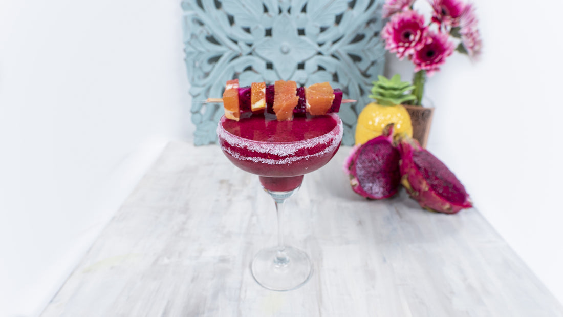 Dragon Fruit Raspberry Margarita