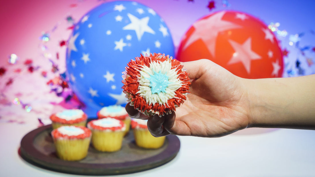 Firework Cupcakes