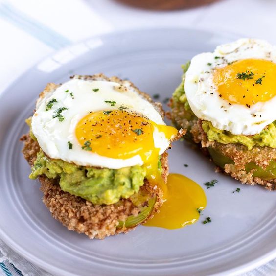 Fried Green Tomato Avocado Toast