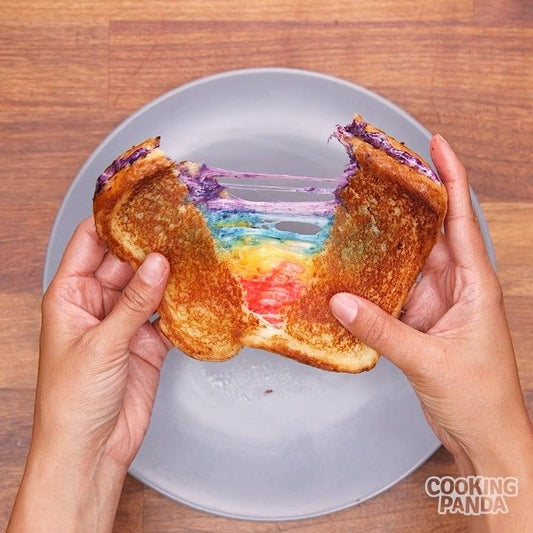 Rainbow Grilled Cheese