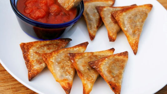 Baked Loaded Nacho Wontons