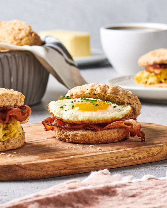 Maple Oatmeal Breakfast Sandwich