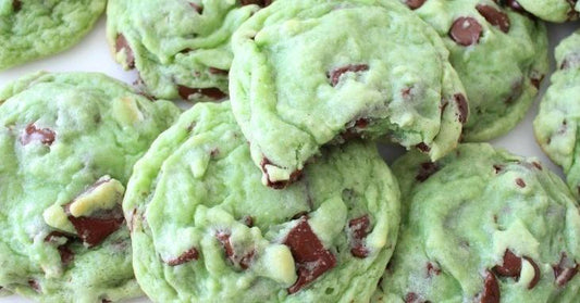 Mint Chocolate Chip Cookies with Secret Ingredient