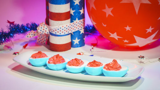 Patriotic eggs