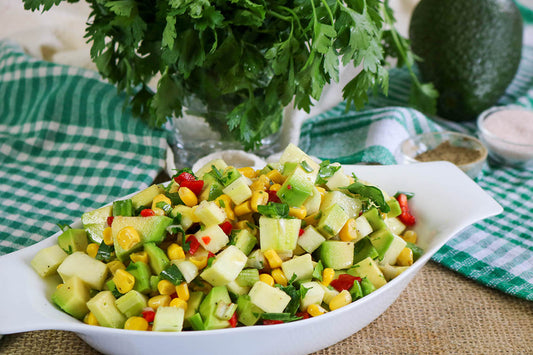 Zucchini Corn and Avocado Salsa