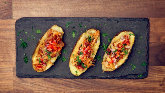 BBQ Chicken Pottato Skin||Pretzel Bombs Still