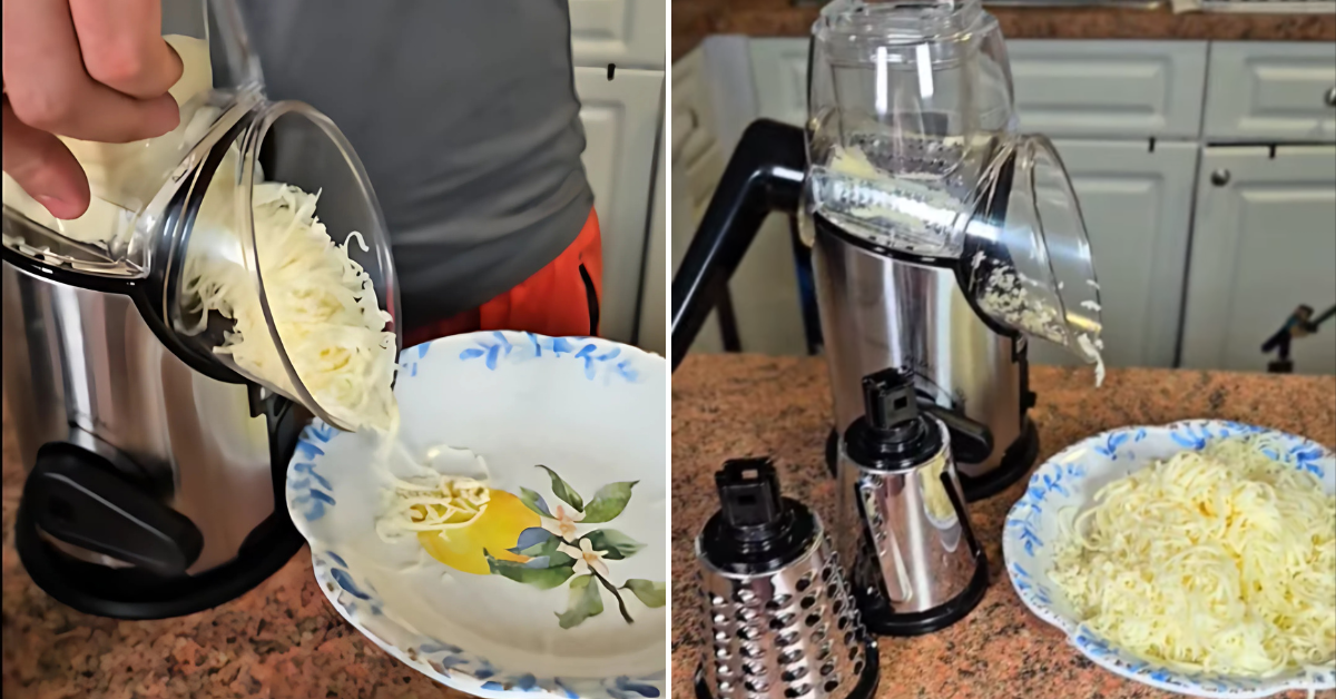How to Use Rotary Cheese Grater?