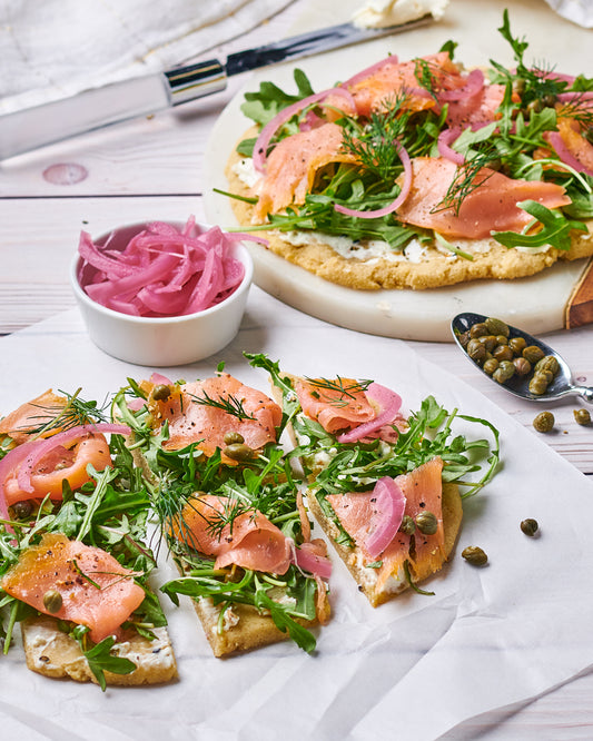 Smoked Salmon Breakfast Flatbread
