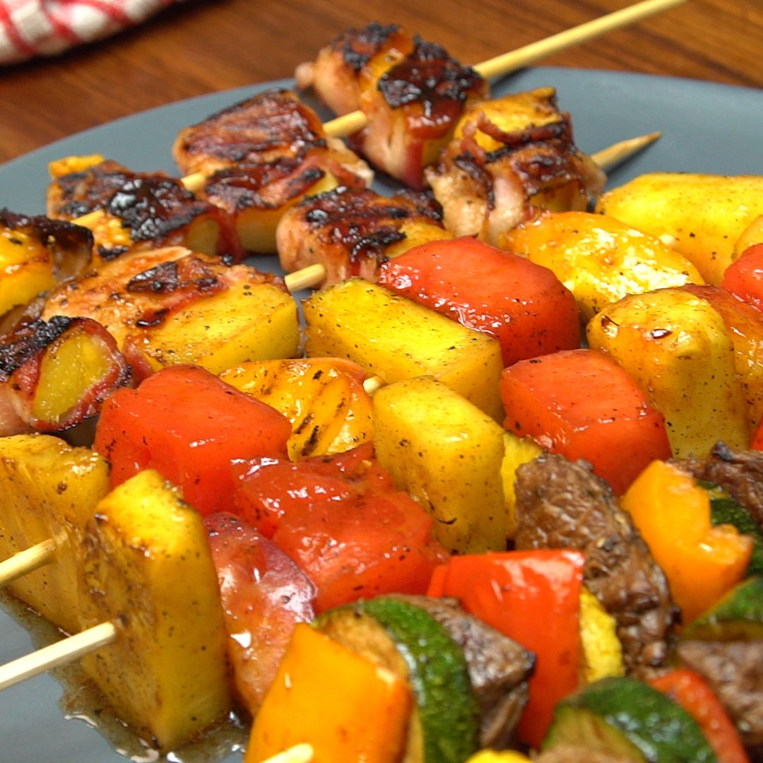 Summer Kebobs 3 Ways