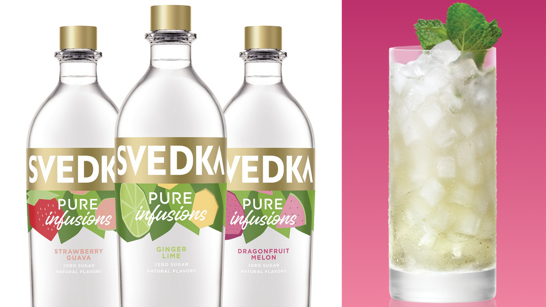 SVEDKA Debuts New Pure Infusions Sugar-Free Flavored Vodka