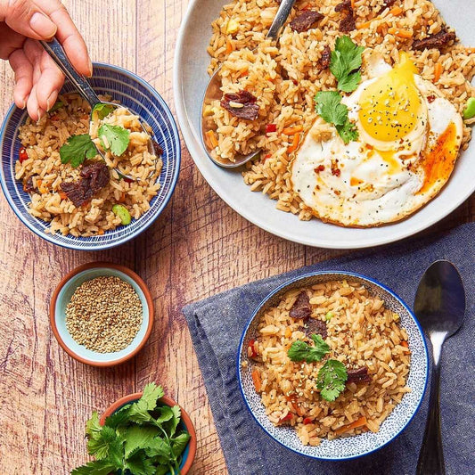 Beef Jerky Fried Rice