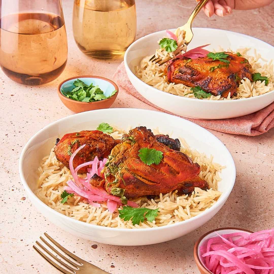 Tandoori Chicken with Rice