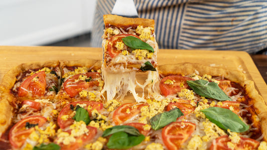 Vegan Margherita Pan Pizza