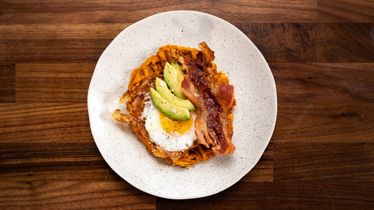 Waffled Sweet Potato