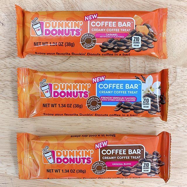 Seeking The Perfect Afternoon Snack? Dunkin's Coffee Flavors inspired Candy Bars are here!