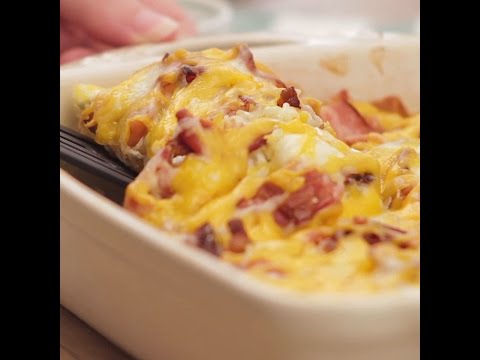 Creamy Double-Baked Potato Bacon Casserole