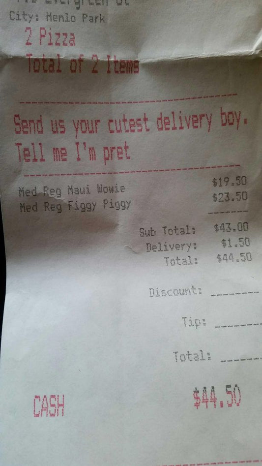 Pizza Delivery Boy Gets Odd